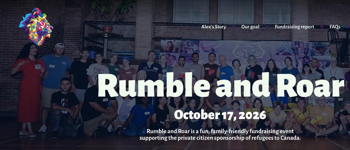 Rumble and Roar fundraising event on October 17, 2026