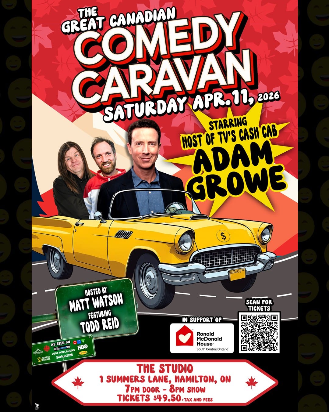 Adam Growe headlines The Great Canadian Comedy Caravan