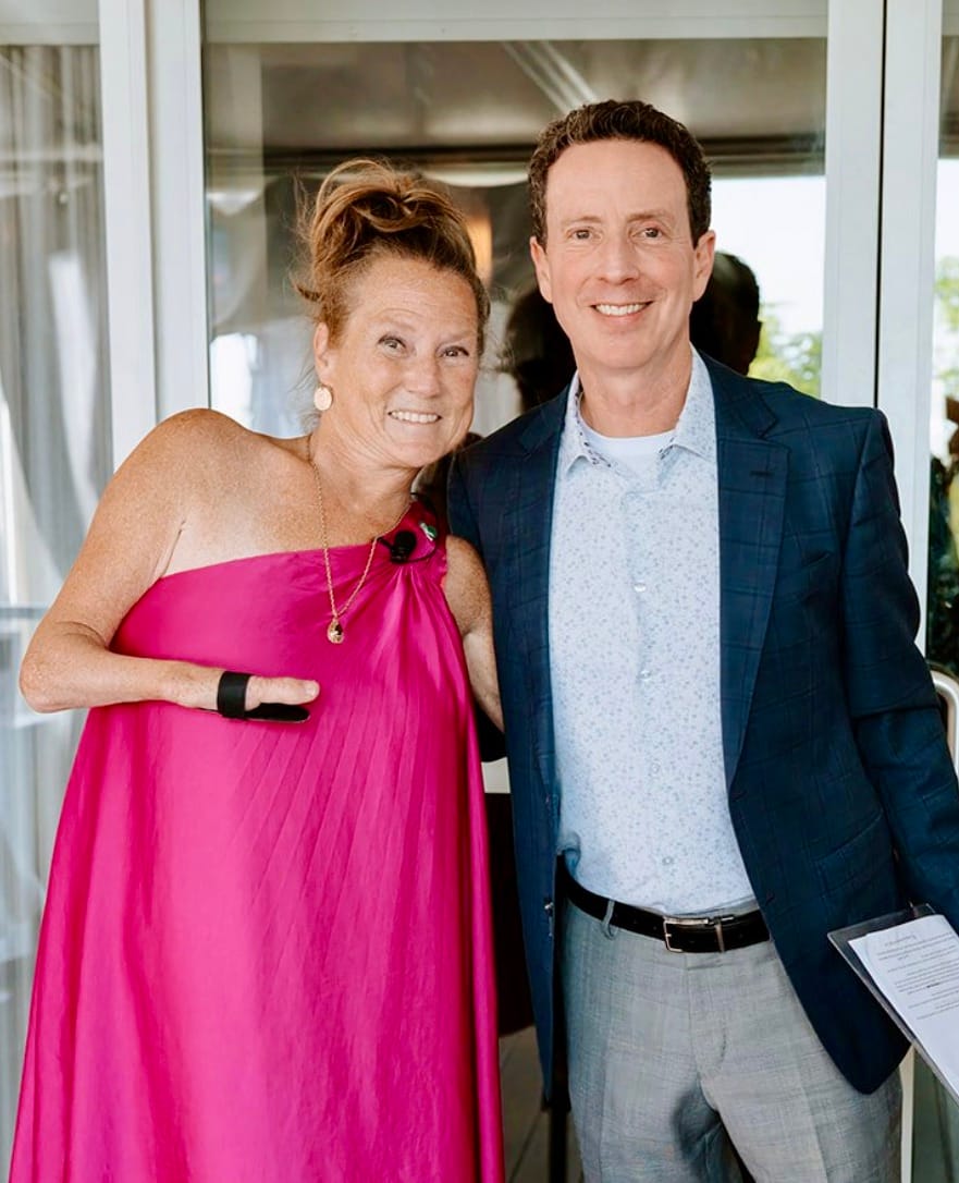 Tracy Schmitt and Adam Growe at the St. Joe's Plate